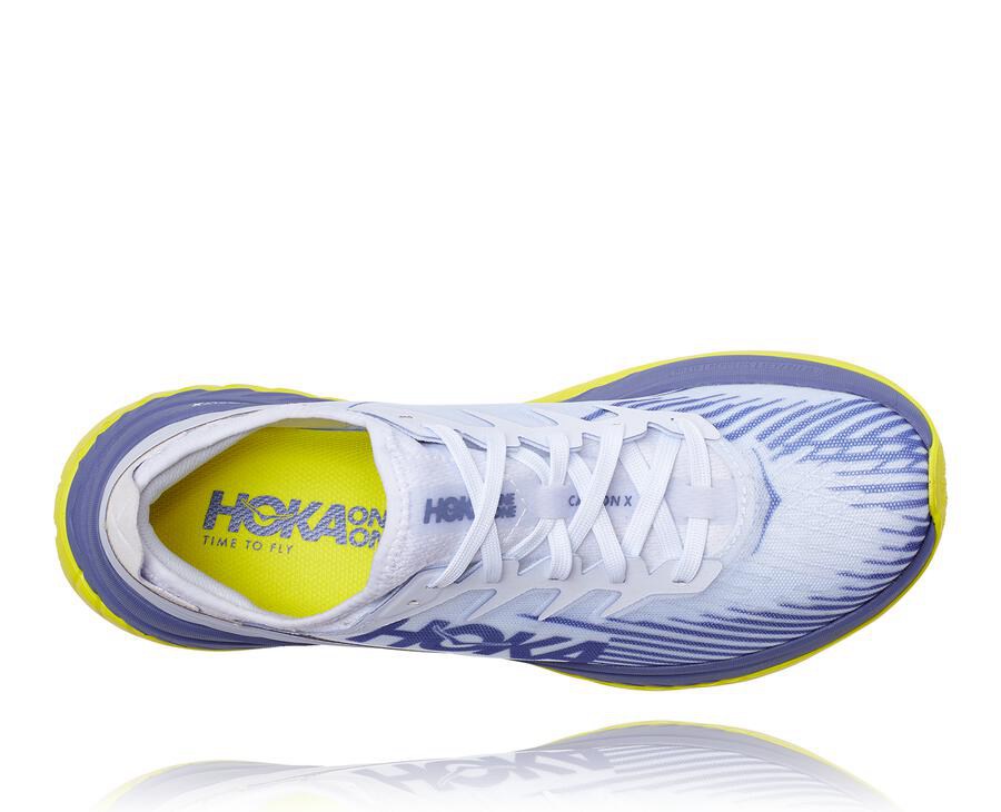 Hoka One One Hardloopschoenen Dames - Carbon X-Spe - Wit/Blauw - SG1729305